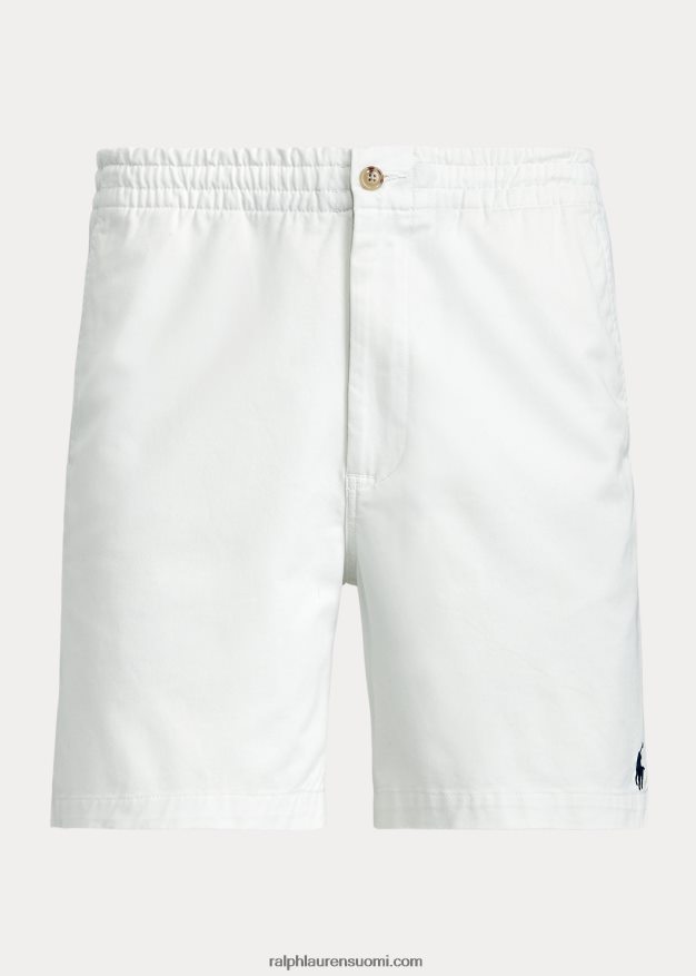 Ralph Lauren miehet polo prepster stretch chino short 0Z24ZR1455 kannenpesuaine valkoinen