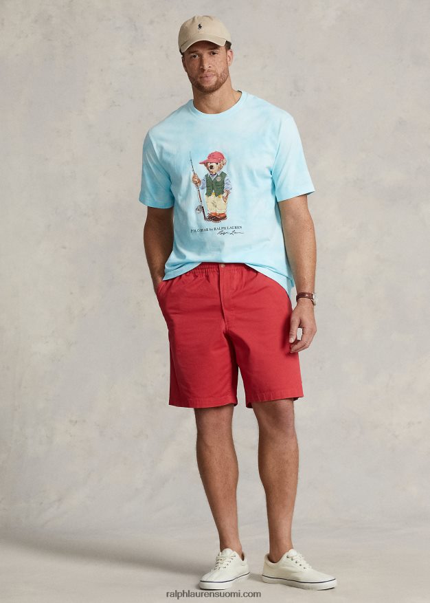 Ralph Lauren miehet polo prepster stretch chino short 0Z24ZR1456 tyyrpuurin punainen