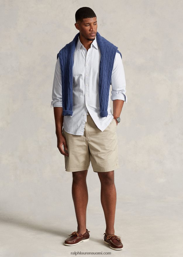 Ralph Lauren miehet polo prepster stretch chino short 0Z24ZR1460 khaki rusketus