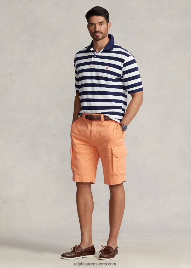 Ralph Lauren miehet rento istuvuus slub twill cargo short 0Z24ZR1525 reilu oranssi