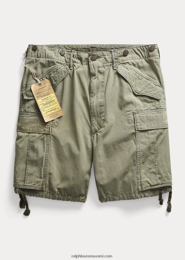 Ralph Lauren miehet ripstop lasti lyhyt 0Z24ZR8694 suojan vihreä