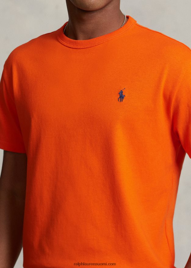 Ralph Lauren miehet Classic fit heavyweight jersey t-paita 0Z24ZR234 purjehtiva oranssi