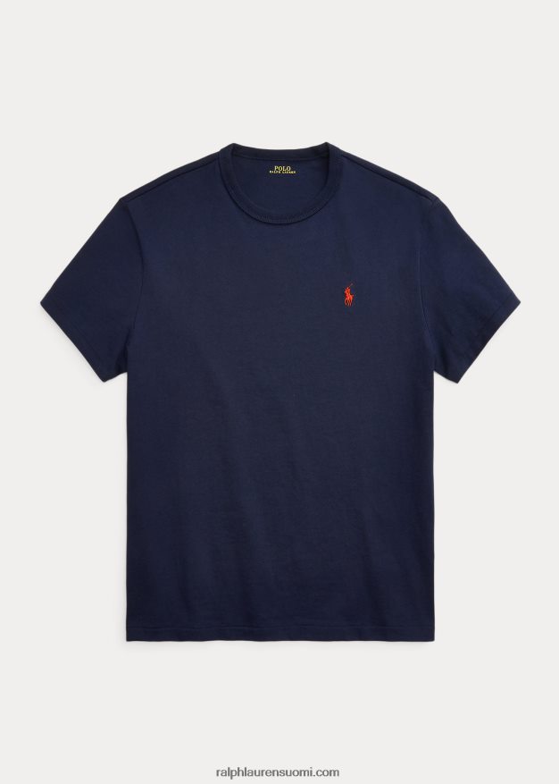 Ralph Lauren miehet Classic fit heavyweight jersey t-paita 0Z24ZR236 newportin laivasto