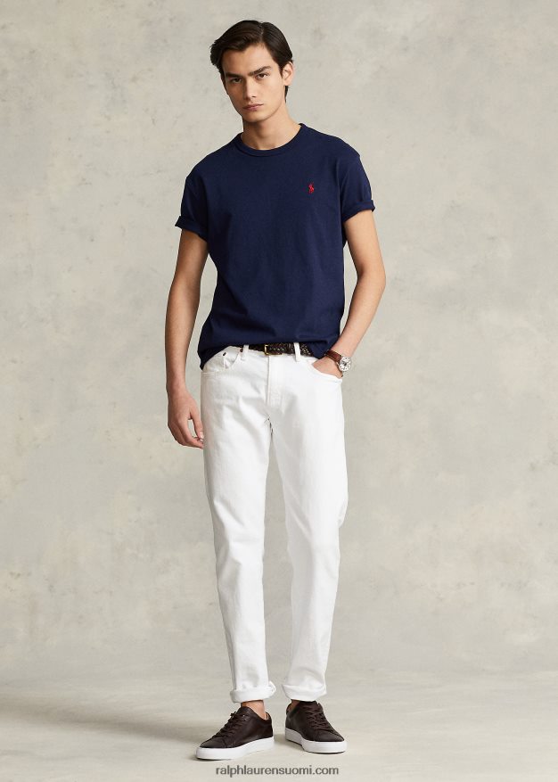 Ralph Lauren miehet Classic fit heavyweight jersey t-paita 0Z24ZR236 newportin laivasto