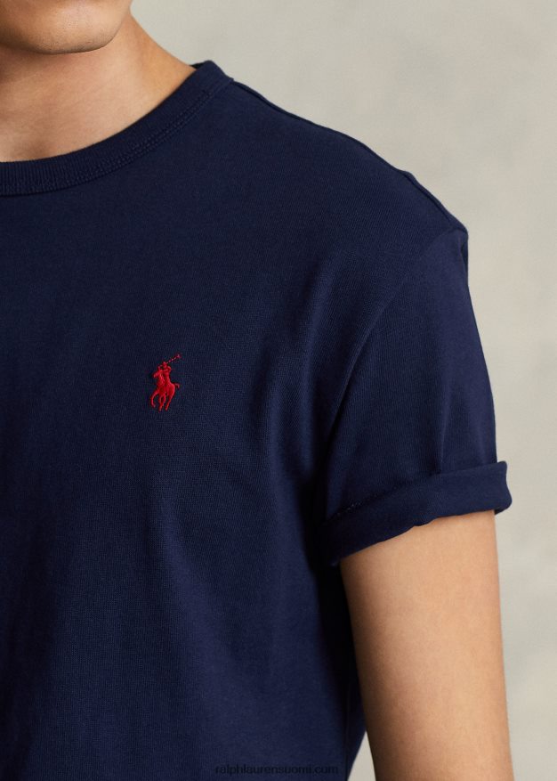 Ralph Lauren miehet Classic fit heavyweight jersey t-paita 0Z24ZR236 newportin laivasto