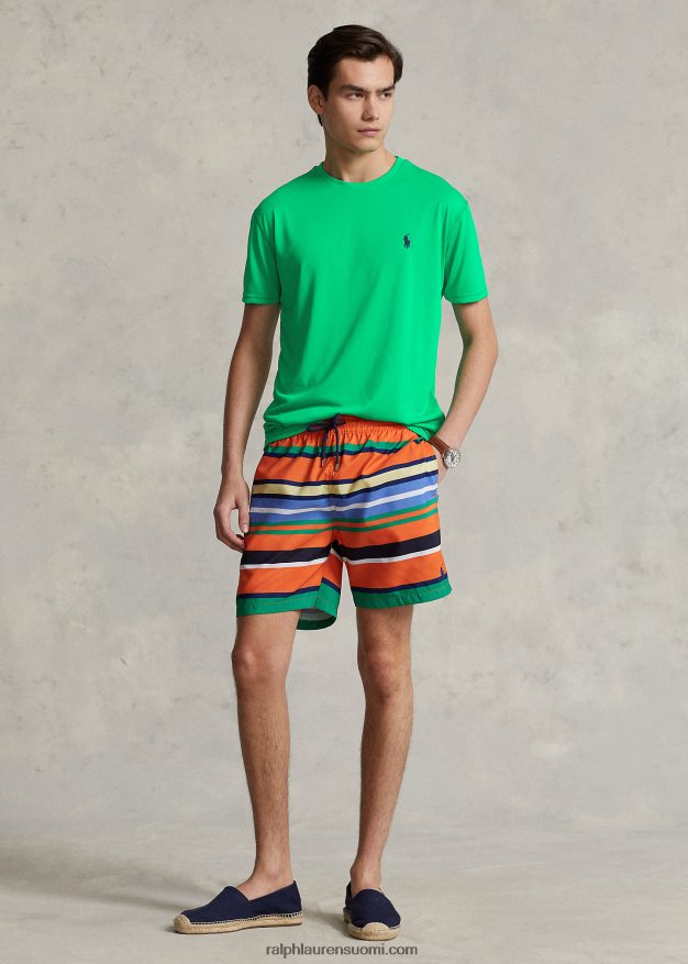 Ralph Lauren miehet Classic fit performance jersey-t-paita 0Z24ZR277 cabo vihreä