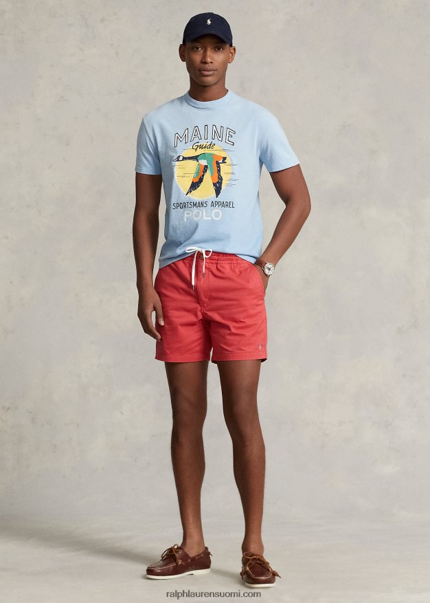 Ralph Lauren miehet Klassisen istuvuuden graafinen t-paita 0Z24ZR221 carolinan sininen