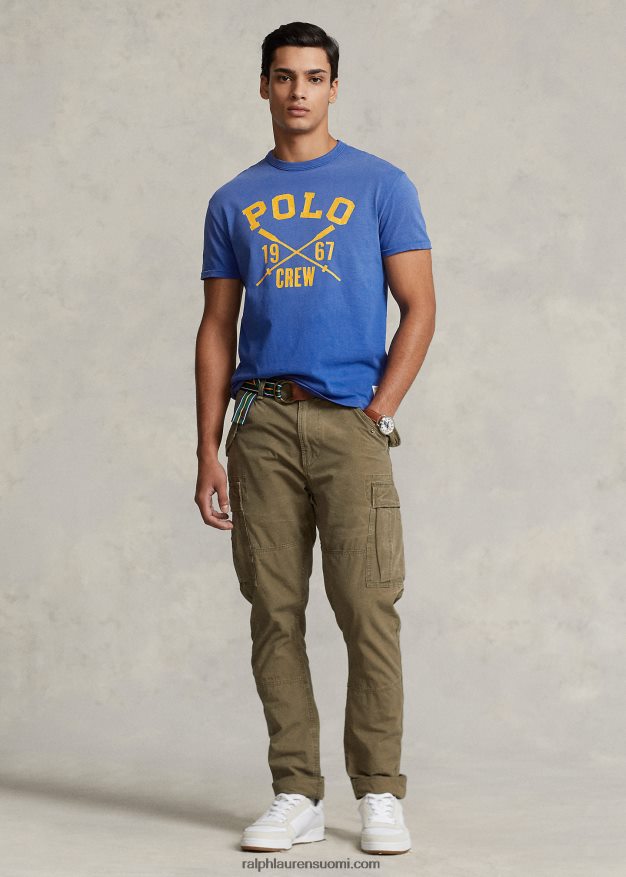 Ralph Lauren miehet Klassisen istuvuuden logoinen t-paita 0Z24ZR216 loistava safiiri