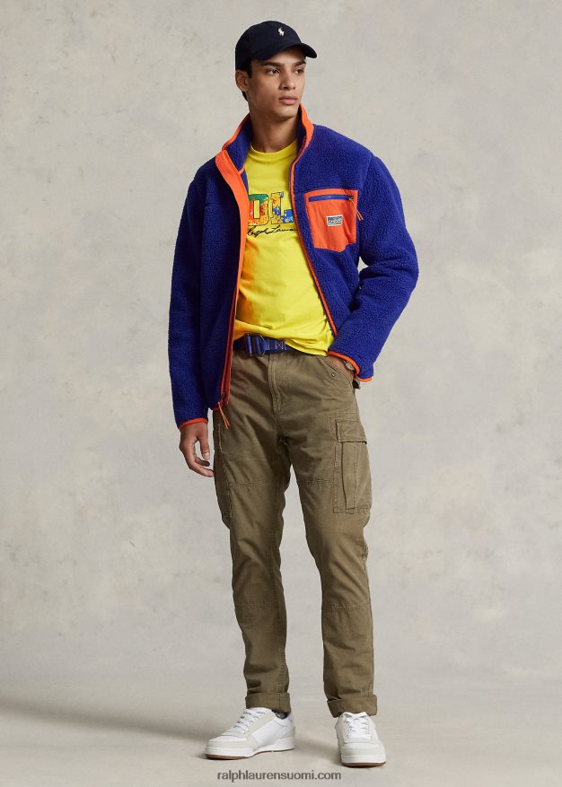 Ralph Lauren miehet Klassisen istuvuuden logoinen t-paita 0Z24ZR388 sitruunamurska