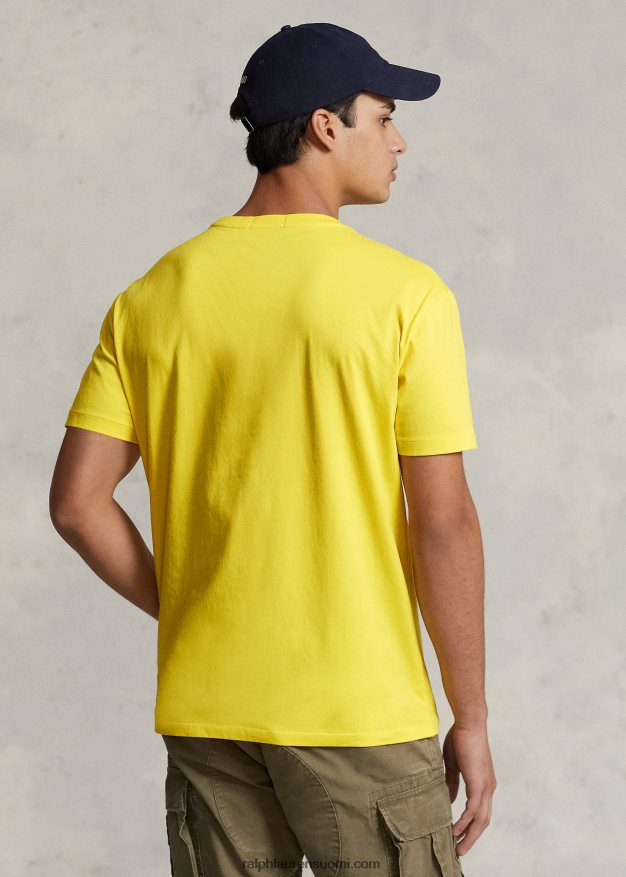 Ralph Lauren miehet Klassisen istuvuuden logoinen t-paita 0Z24ZR388 sitruunamurska