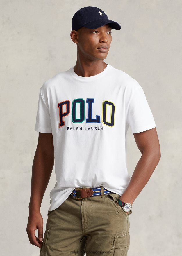 Ralph Lauren miehet Klassisen istuvuuden logoinen t-paita 0Z24ZR424 valkoinen