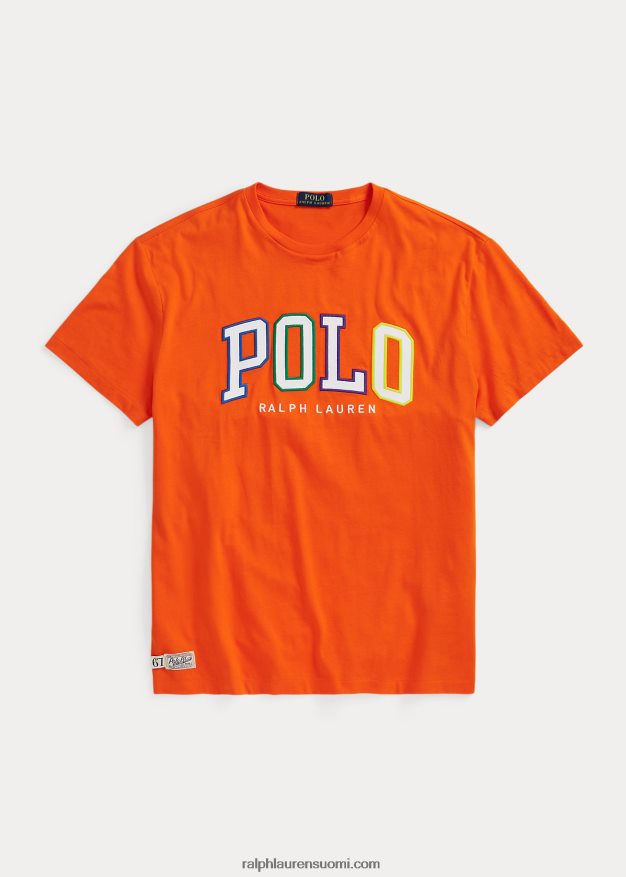 Ralph Lauren miehet Klassisen istuvuuden logoinen t-paita 0Z24ZR426 purjehtiva oranssi