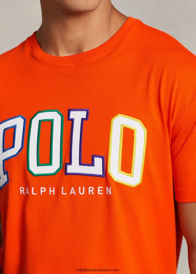 Ralph Lauren miehet Klassisen istuvuuden logoinen t-paita 0Z24ZR426 purjehtiva oranssi
