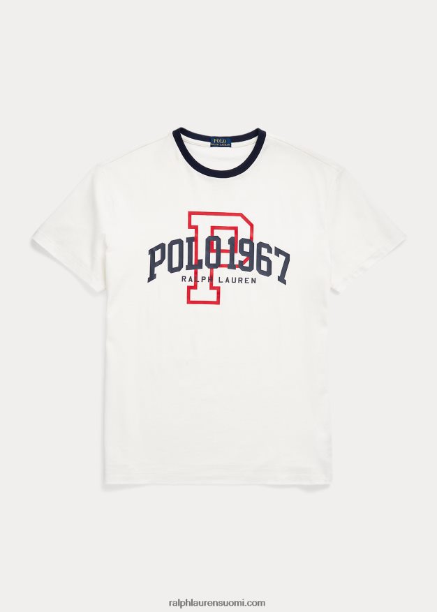 Ralph Lauren miehet Klassisen istuvuuden logoinen t-paita 0Z24ZR725 nevis