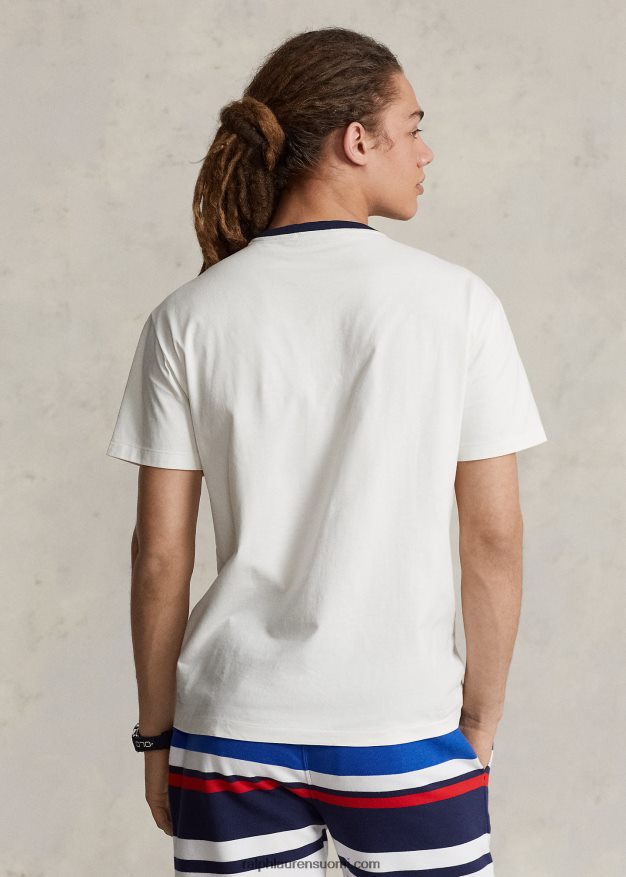 Ralph Lauren miehet Klassisen istuvuuden logoinen t-paita 0Z24ZR725 nevis