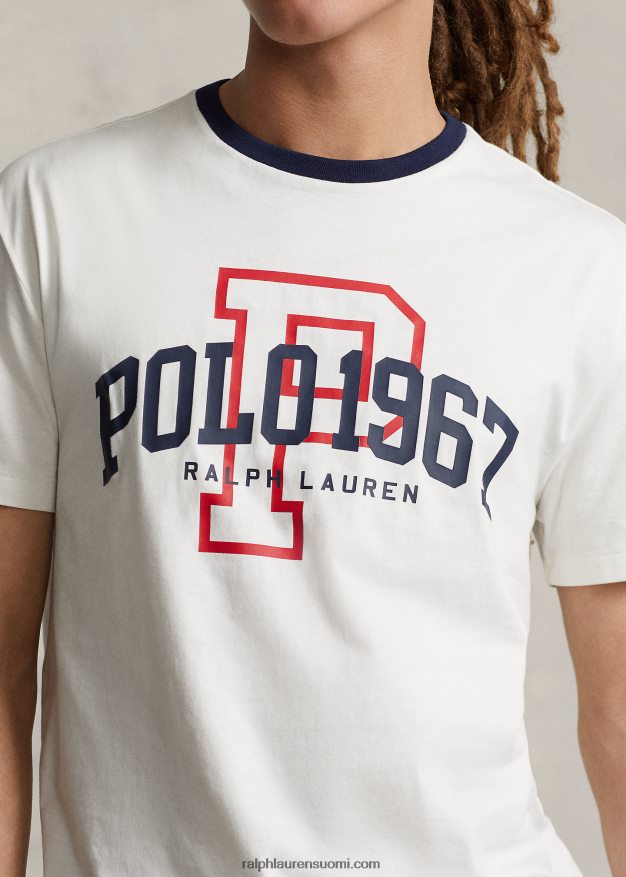 Ralph Lauren miehet Klassisen istuvuuden logoinen t-paita 0Z24ZR725 nevis