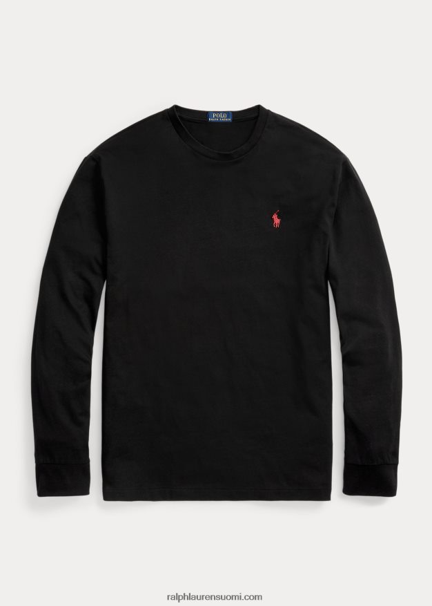 Ralph Lauren miehet Klassisen istuvuuden logoinen t-paita 0Z24ZR865 musta