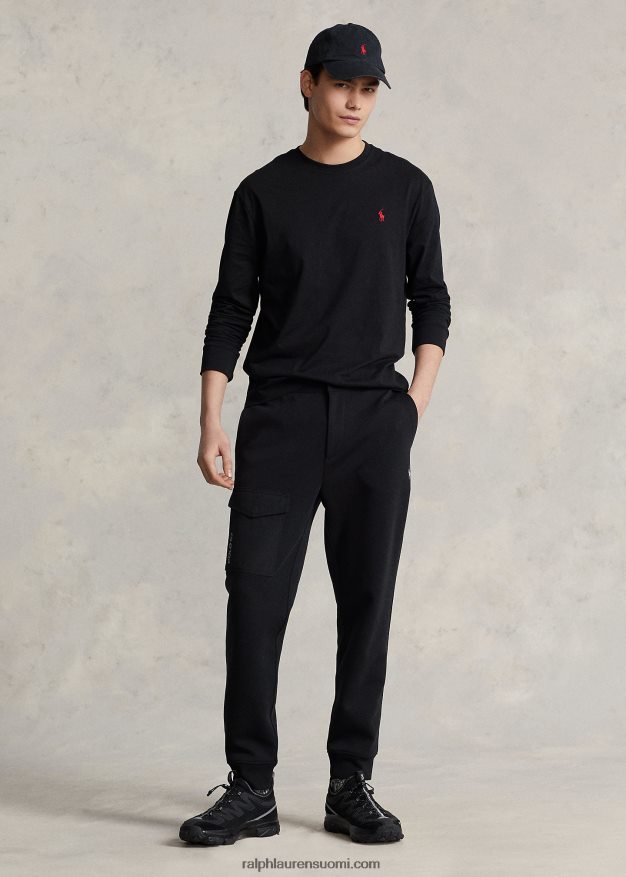 Ralph Lauren miehet Klassisen istuvuuden logoinen t-paita 0Z24ZR865 musta