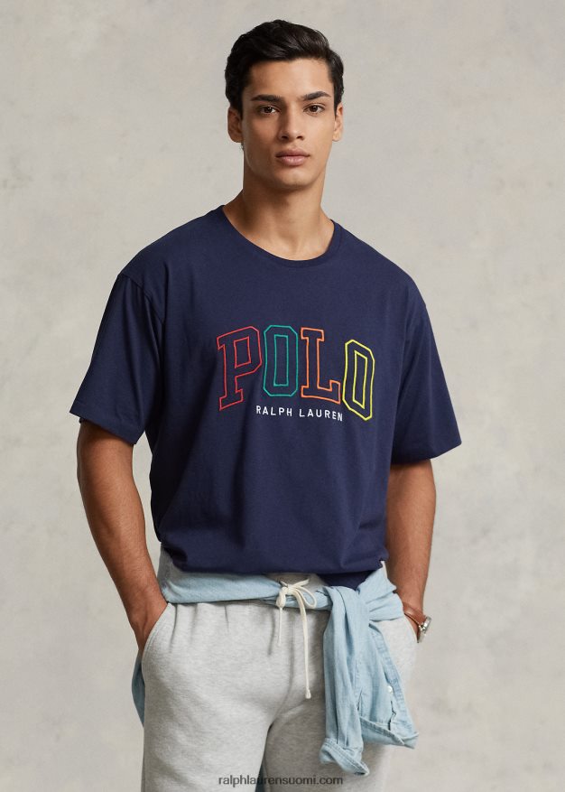Ralph Lauren miehet big fit logo-t-paita 0Z24ZR658 risteilylaivasto