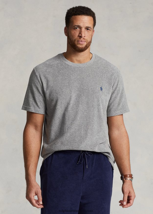 Ralph Lauren miehet frotee crewneck t-paita 0Z24ZR1409 ja kanervan päällä