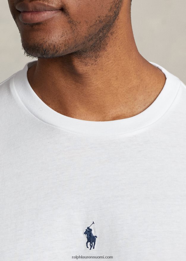 Ralph Lauren miehet jersey crewneck t-paita 0Z24ZR1883 valkoinen