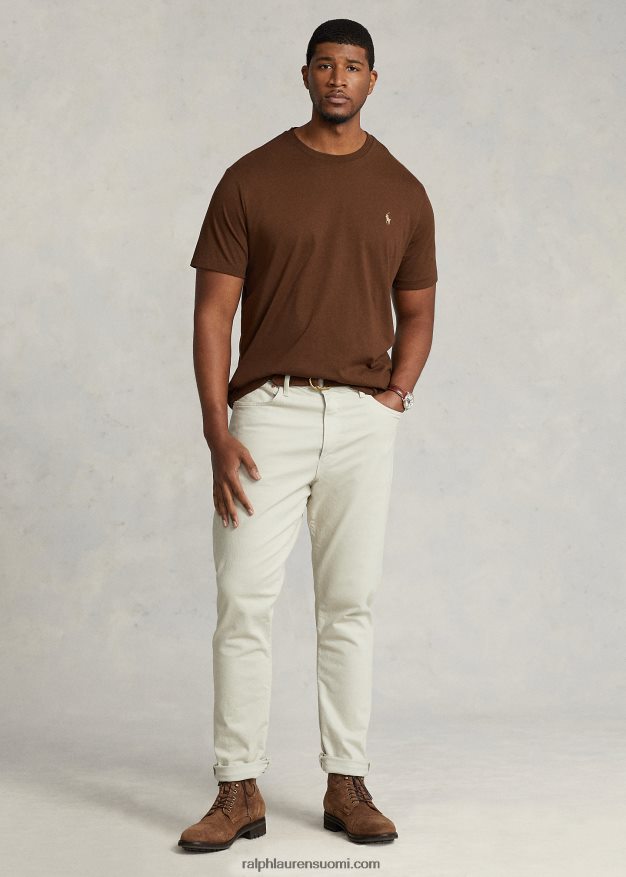 Ralph Lauren miehet jersey crewneck t-paita 0Z24ZR8709 oksa ruskea