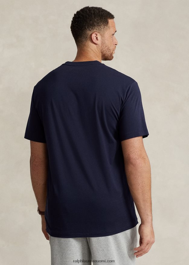 Ralph Lauren miehet jersey crewneck t-paita 0Z24ZR8713 muste