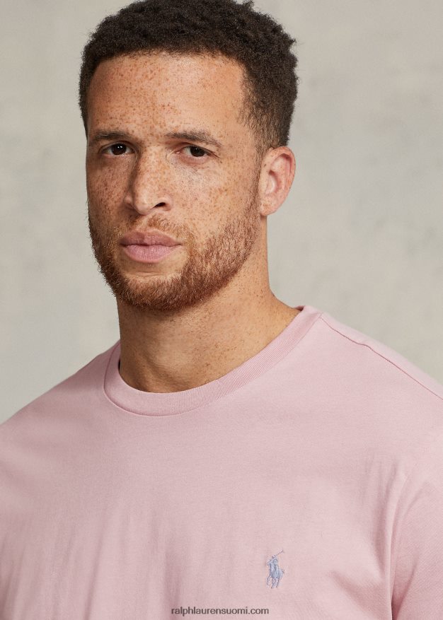 Ralph Lauren miehet jersey crewneck t-paita 0Z24ZR8717 surfside ruusu