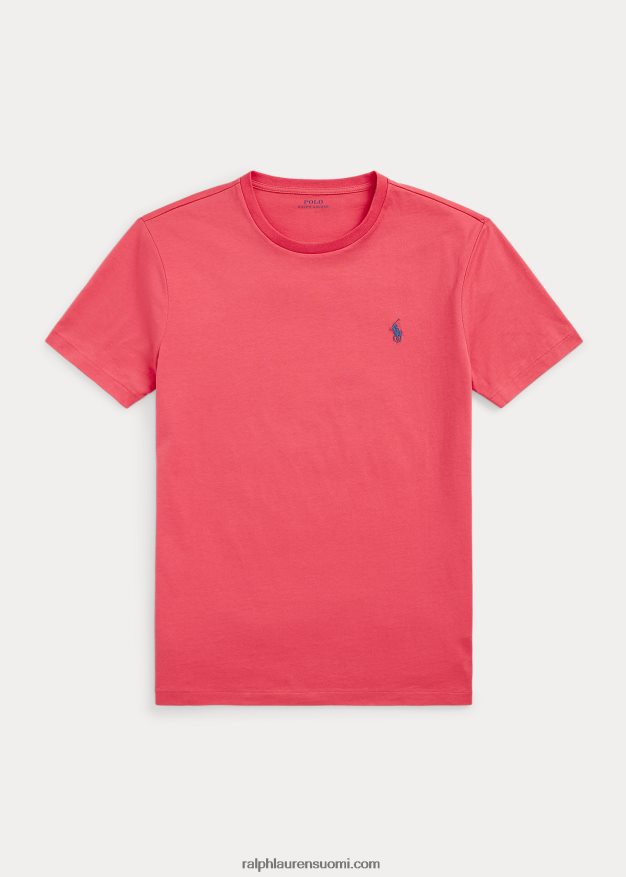 Ralph Lauren miehet jersey crewneck t-paita - kaikki sopii 0Z24ZR163 vaaleanpunainen