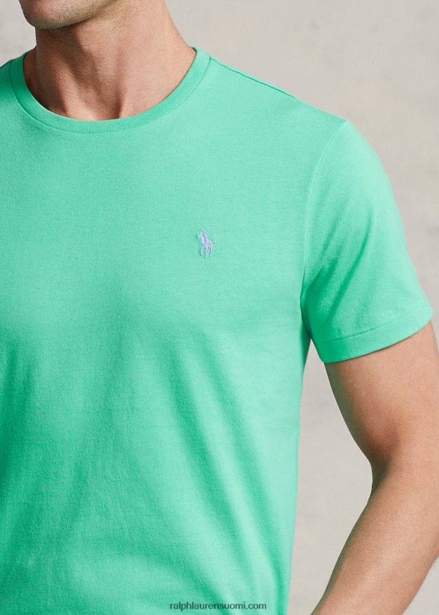 Ralph Lauren miehet jersey crewneck t-paita - kaikki sopii 0Z24ZR167 auringonlaskun vihreä