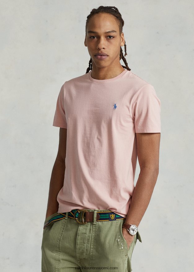 Ralph Lauren miehet jersey crewneck t-paita - kaikki sopii 0Z24ZR177 adirondack ruusu