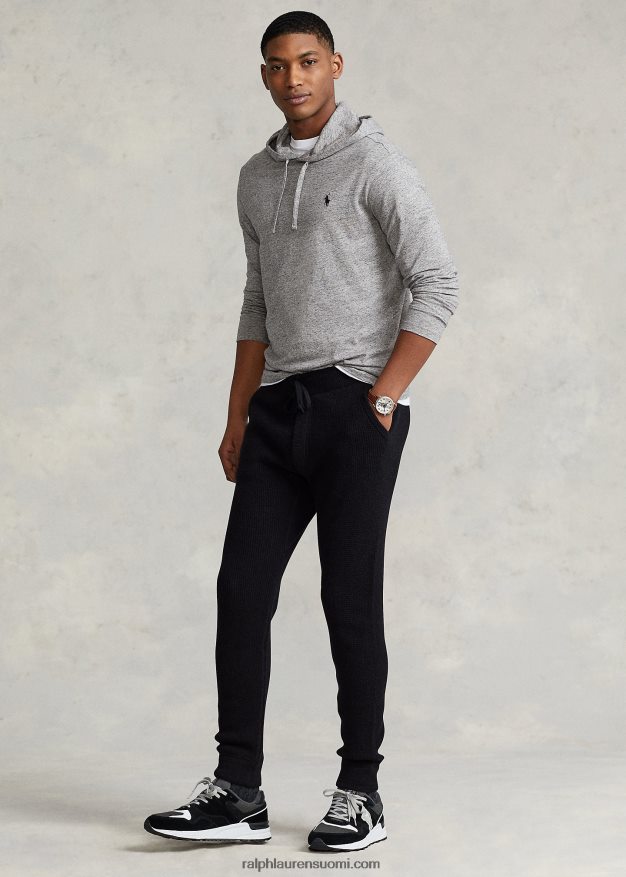 Ralph Lauren miehet jersey-hupullinen t-paita 0Z24ZR306 tumma vintage kanerva