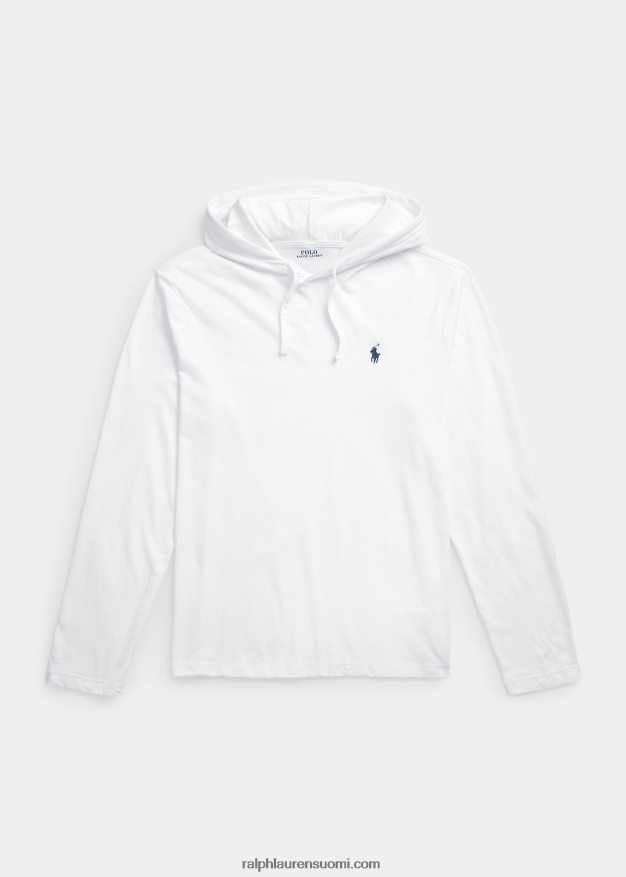 Ralph Lauren miehet jersey-hupullinen t-paita 0Z24ZR309 valkoinen