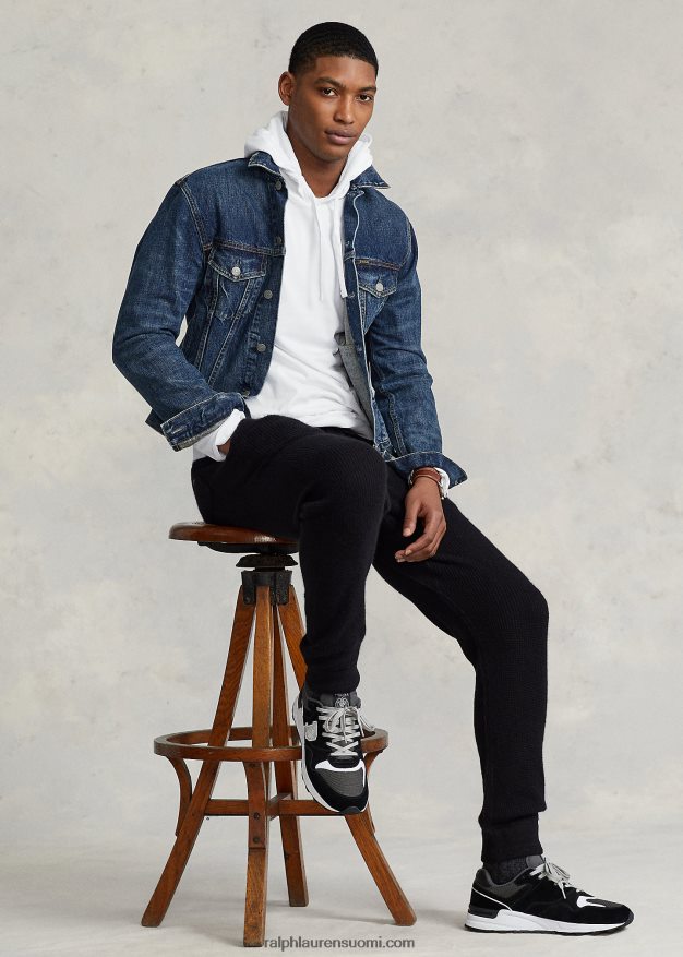 Ralph Lauren miehet jersey-hupullinen t-paita 0Z24ZR309 valkoinen