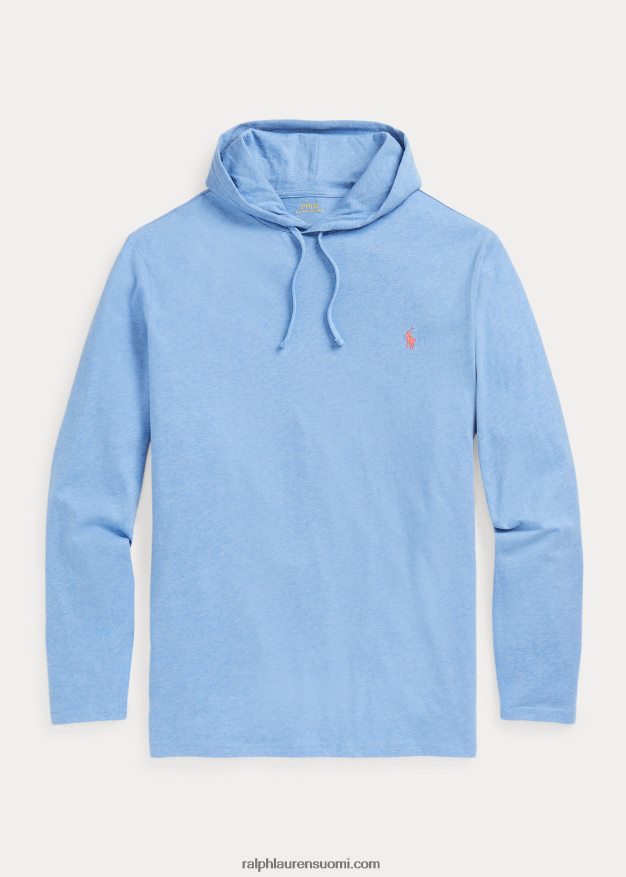 Ralph Lauren miehet jersey-hupullinen t-paita 0Z24ZR8398 pehmeä kuninkaallinen kanerva