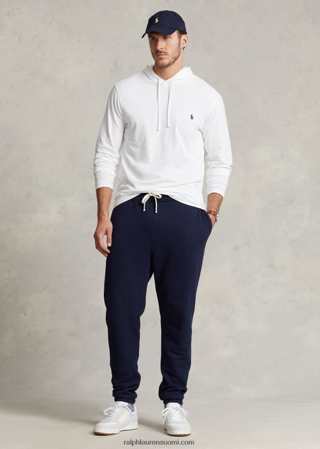 Ralph Lauren miehet jersey-hupullinen t-paita 0Z24ZR8400 valkoinen