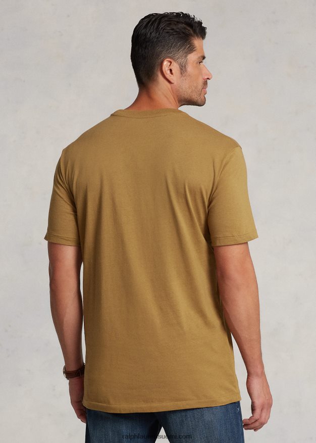 Ralph Lauren miehet jersey tasku t-paita 0Z24ZR1857 sandsurf