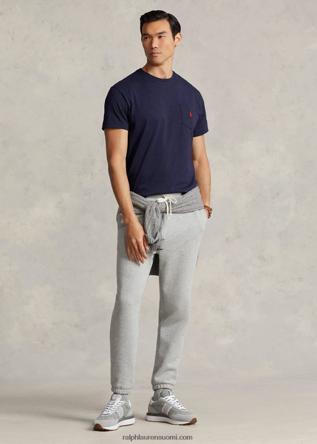 Ralph Lauren miehet jersey-taskuinen t-paita, joka sopii kaikkiin 0Z24ZR247 muste