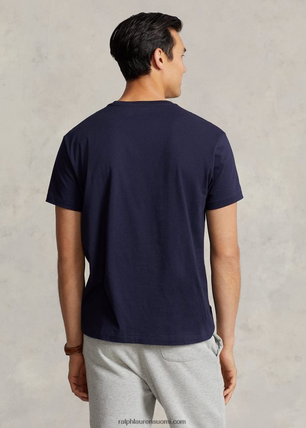 Ralph Lauren miehet jersey-taskuinen t-paita, joka sopii kaikkiin 0Z24ZR247 muste