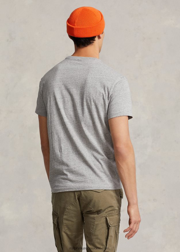 Ralph Lauren miehet jersey-taskuinen t-paita, joka sopii kaikkiin 0Z24ZR250 tumma vintage kanerva