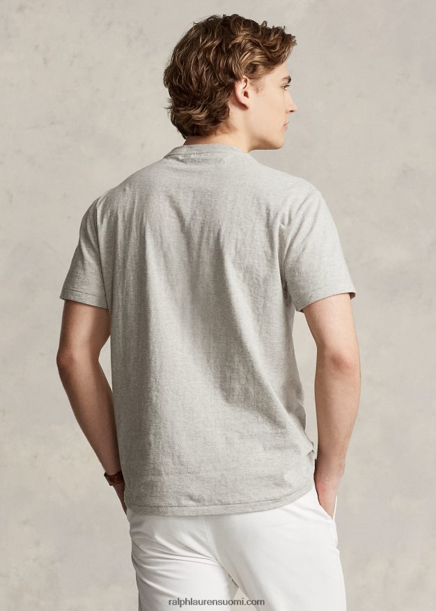 Ralph Lauren miehet klassinen istuva jersey-taskut-paita 0Z24ZR943 parvi kanerva