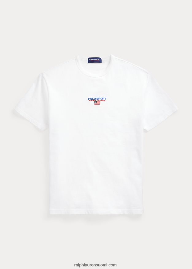 Ralph Lauren miehet klassinen istuvuus polo sport jersey t-paita 0Z24ZR544 valkoinen