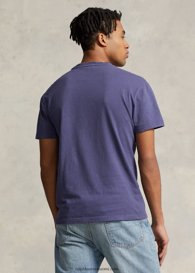 Ralph Lauren miehet klassinen istuvuus puuvilla-pellava taskut-paita 0Z24ZR372 venevaja laivasto