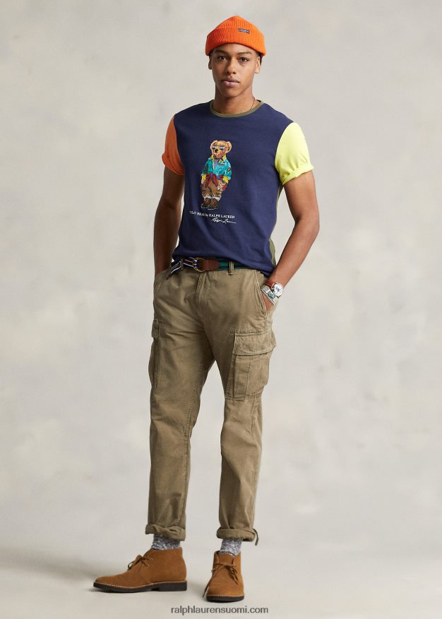 Ralph Lauren miehet klassinen polo bear jersey-t-paita 0Z24ZR326 risteilylaivasto