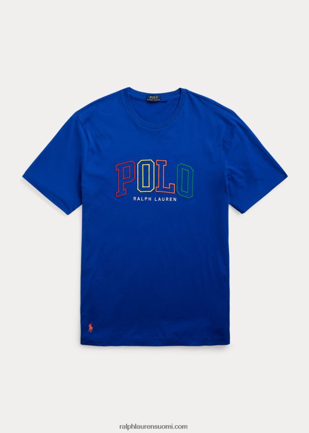 Ralph Lauren miehet logo jersey t-paita 0Z24ZR1502 safiiri tähti