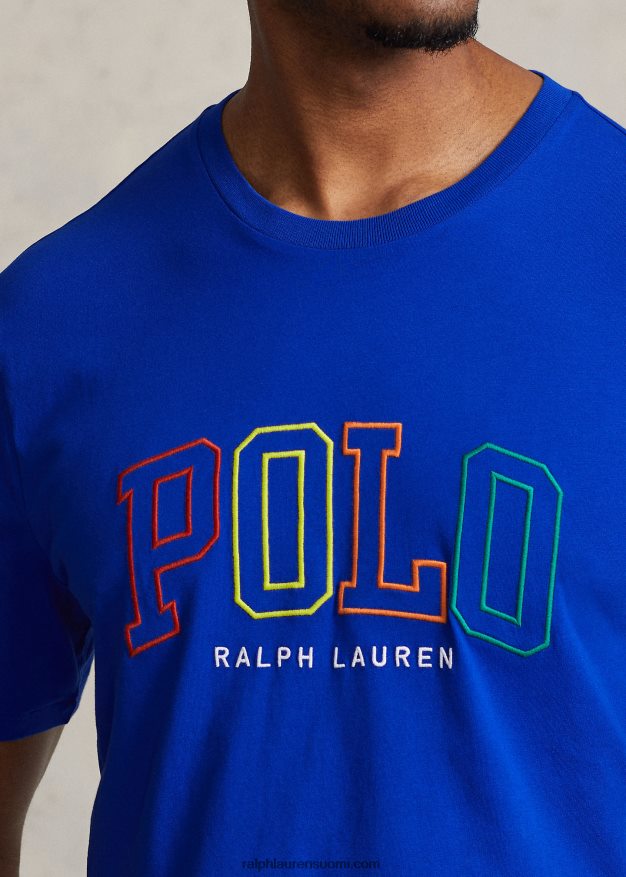 Ralph Lauren miehet logo jersey t-paita 0Z24ZR1502 safiiri tähti