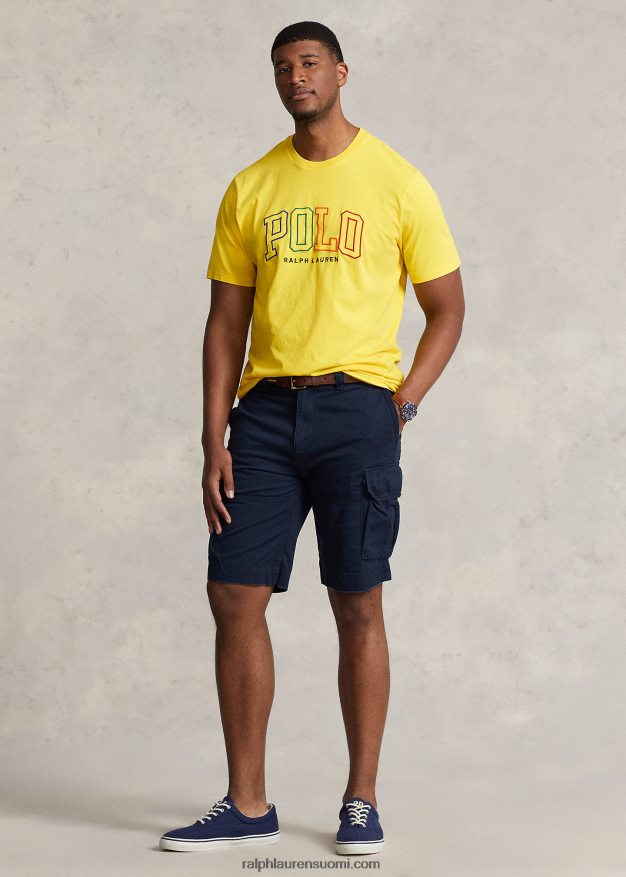 Ralph Lauren miehet logo jersey t-paita 0Z24ZR1503 sitruunamurska