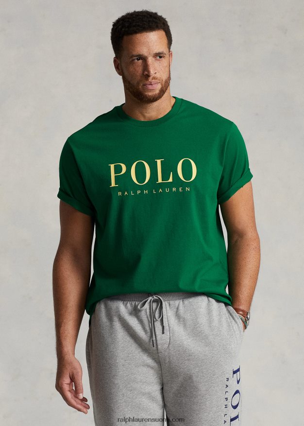 Ralph Lauren miehet logo jersey t-paita 0Z24ZR1557 ensisijainen vihreä