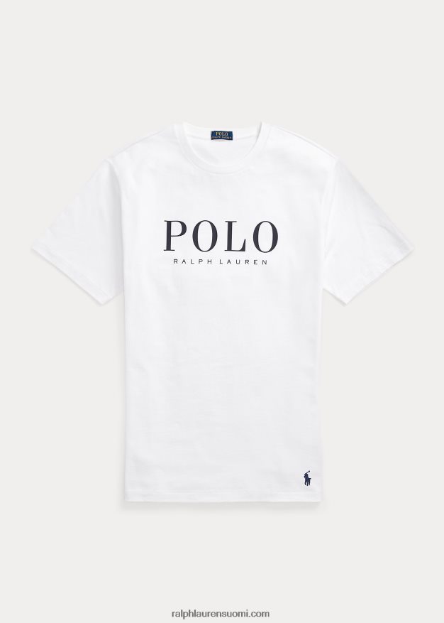 Ralph Lauren miehet logo jersey t-paita 0Z24ZR1558 valkoinen