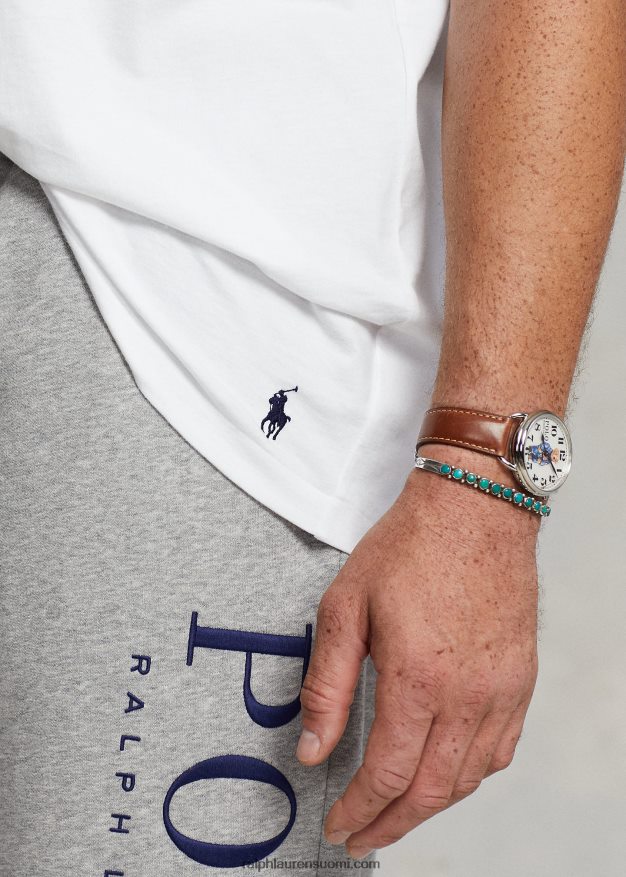 Ralph Lauren miehet logo jersey t-paita 0Z24ZR1558 valkoinen